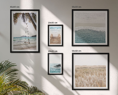 Set of 5 wall art pieces Relaxing seaside views