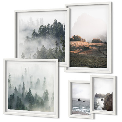 Gallery wall Natural mountain and sea views