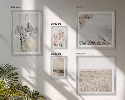 Framed photo set Stylish decorations nature minimalism