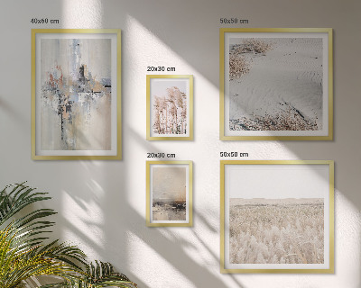 Framed photo set Stylish decorations nature minimalism