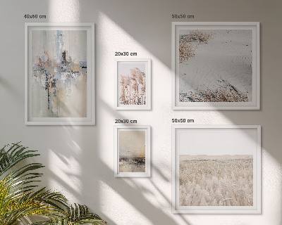 Framed photo set Stylish decorations nature minimalism