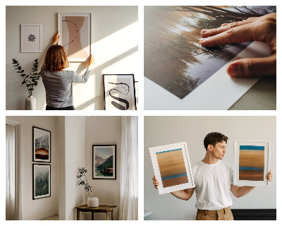 Framed photo set Stylish decorations nature minimalism