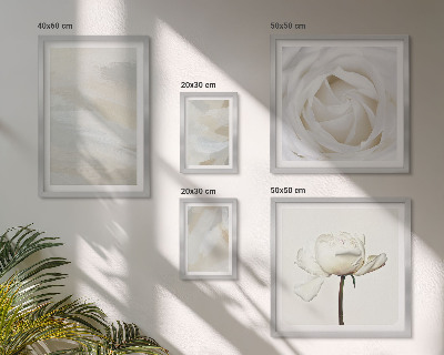 Gallery wall Floral inspirations white