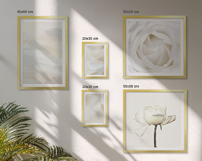 Gallery wall Floral inspirations white