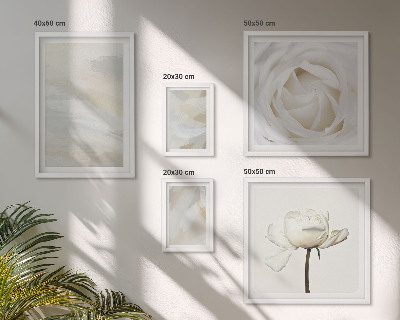 Gallery wall Floral inspirations white