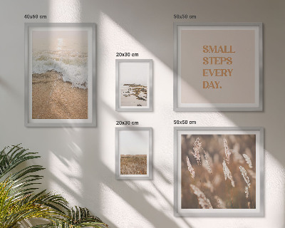 Gallery wall Seaside landscapes quotes about life