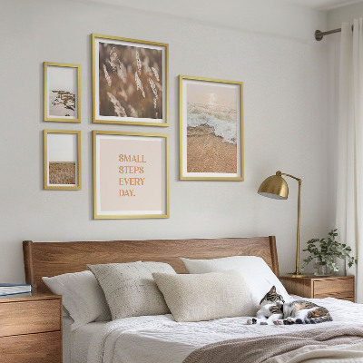 Gallery wall Seaside landscapes quotes about life