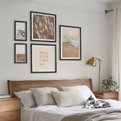 Gallery wall Seaside landscapes quotes about life