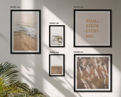 Gallery wall Seaside landscapes quotes about life