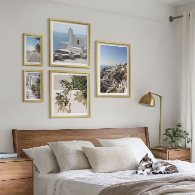 Gallery wall Santorini picturesque views