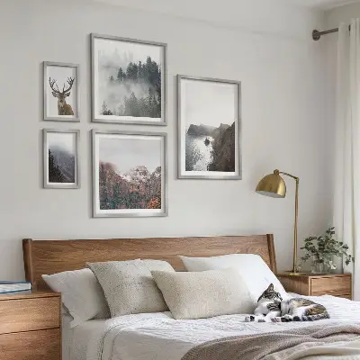 Wildlife landscapes wall art set of 5 pieces