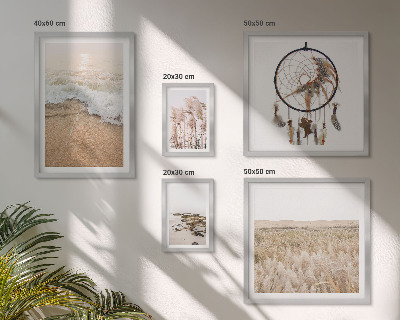Framed photo set Natural beach landscapes