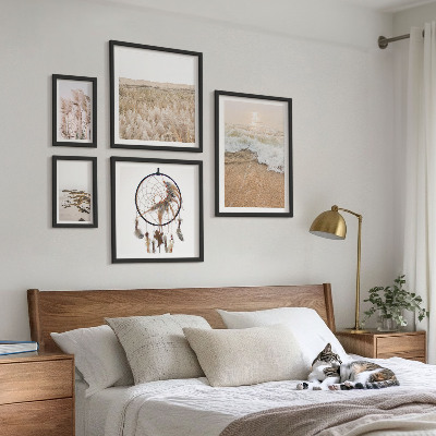 Framed photo set Natural beach landscapes