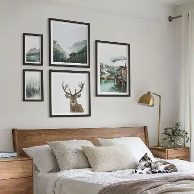 Mountain nature landscape wall art set of 5 pieces