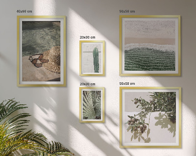 Gallery wall Summer plants water relaxation