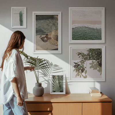 Gallery wall Summer plants water relaxation