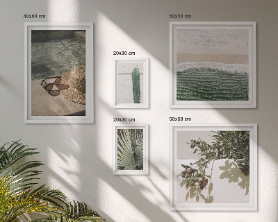Gallery wall Summer plants water relaxation