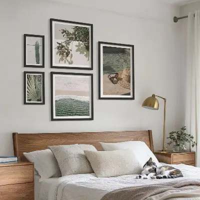 Gallery wall art print summer plants water relaxation scene