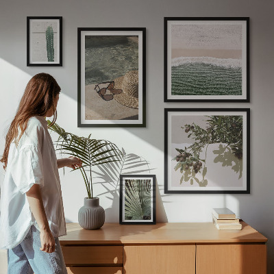 Gallery wall Summer plants water relaxation