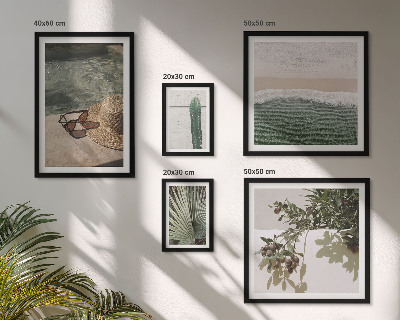 Gallery wall Summer plants water relaxation