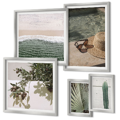 Gallery wall Summer plants water relaxation