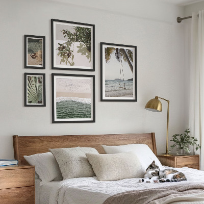 Framed photo set Tropical beaches nature harmony