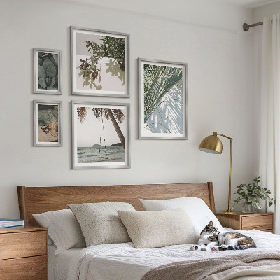 Gallery wall Tropical relaxing plants
