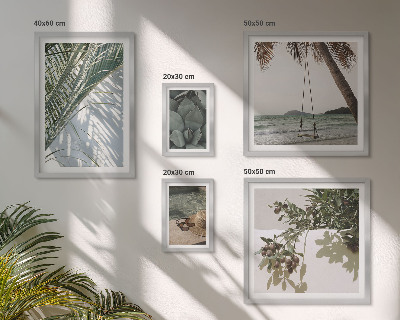 Gallery wall Tropical relaxing plants