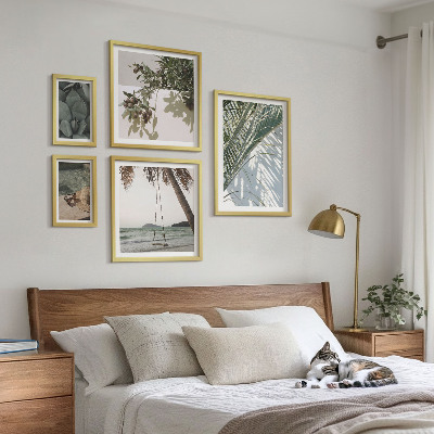 Gallery wall Tropical relaxing plants
