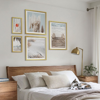 Framed photo set Beach views and nature