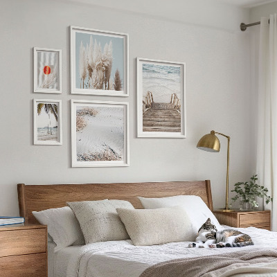 Framed photo set Beach views and nature