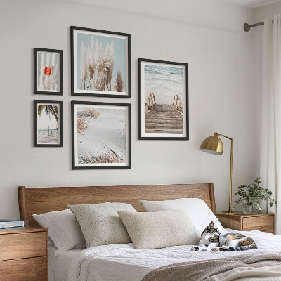 Framed photo set Beach views and nature