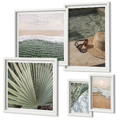 Gallery wall Stylish holiday water themes