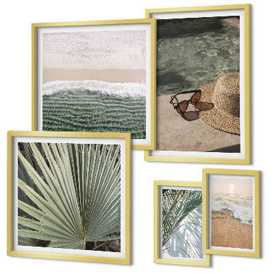 Gallery wall Stylish holiday water themes