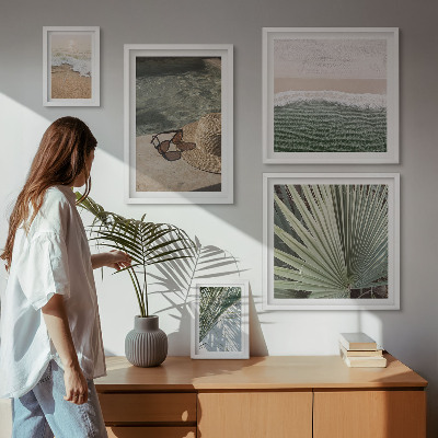 Gallery wall Stylish holiday water themes
