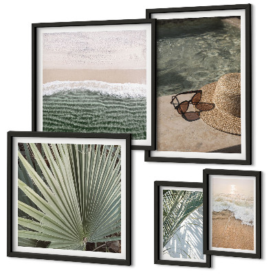 Gallery wall Stylish holiday water themes