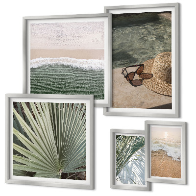 Gallery wall Stylish holiday water themes