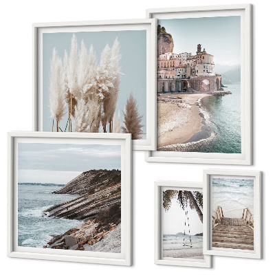 Gallery wall Stylish seaside views