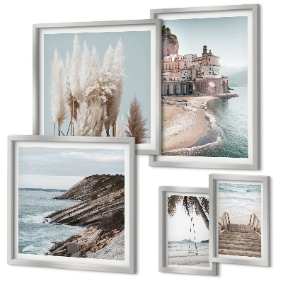 Gallery wall Stylish seaside views