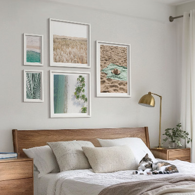 Framed photo set Tropical beach views