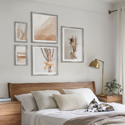 Gallery wall Stylish boho plants landscapes