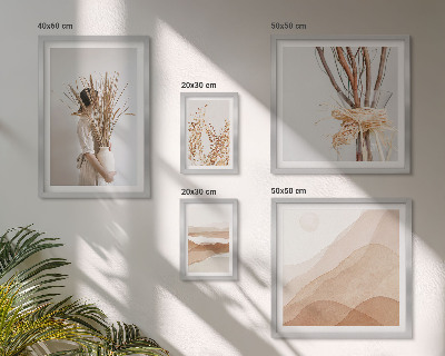 Gallery wall Stylish boho plants landscapes