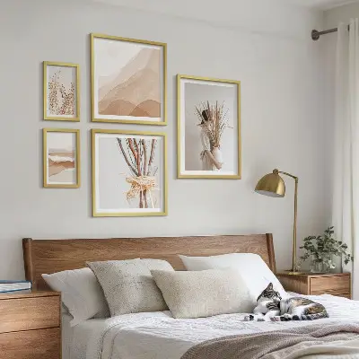 Gallery wall art set stylish boho botanical and landscape prints