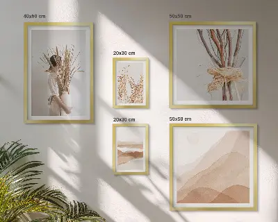 Gallery wall art set stylish boho botanical and landscape prints