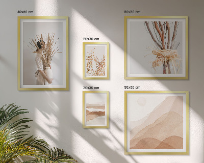 Gallery wall Stylish boho plants landscapes