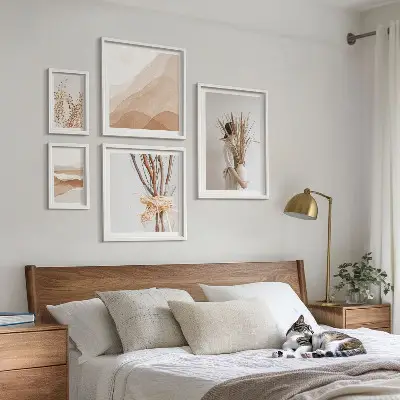 Gallery wall art set stylish boho botanical and landscape prints