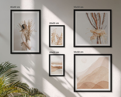 Gallery wall Stylish boho plants landscapes