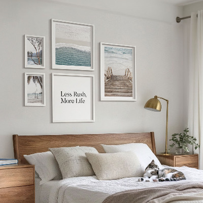 Framed photo set Beaches, peace, sea views