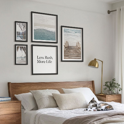 Framed photo set Beaches, peace, sea views