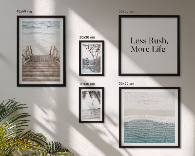 Framed photo set Beaches, peace, sea views